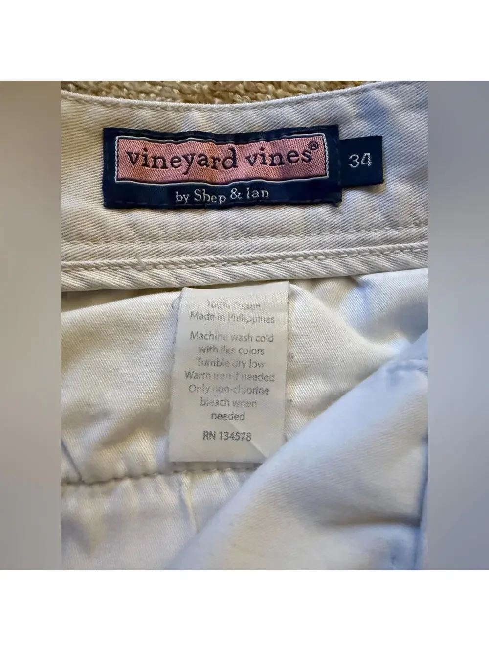 Vineyard Vines Club Short in Stone 34